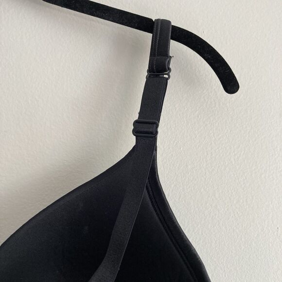 Cacique Bra 118641 Black Full Coverage Smooth Balconette Bra Size 40DD Underwire - Picture 8 of 12